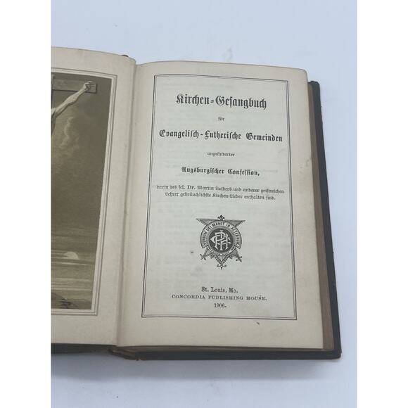 Vintage 1908 Prayer Book by Katharina Munsinger Hymnal Leather Cover 5.25”H - Picture 9 of 16